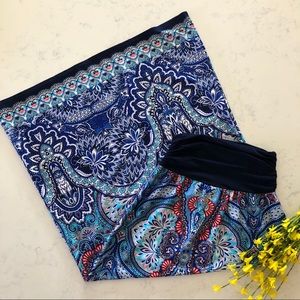 APT.9 Multi Print Maxi Skirt (B3)